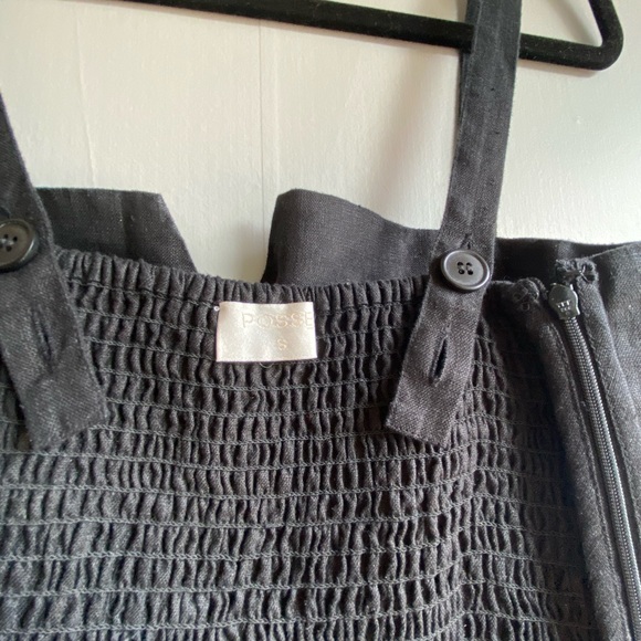 Posse Black Linen Dress size s - Picture 4 of 4
